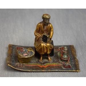 Scientist with Books, Viennese bronze, ca. 1900.