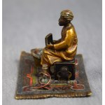 Scientist with Books, Viennese bronze, ca. 1900.