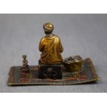 Scientist with Books, Viennese bronze, ca. 1900.