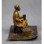 Scientist with Books, Viennese bronze, ca. 1900.