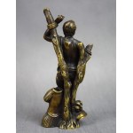 Bronze figurine St. Sebastian, 18th century.
