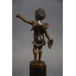 Sculpture Allégorie du théâtre - Melpomène, bronze, début du 20e siècle.