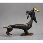 Karl HAGENAUER, Teckel, bronze, Vienne, années 1930.