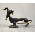 Karl HAGENAUER, Teckel, bronze, Vienne, années 1930.