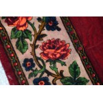 Art Nouveau plush tablecloth, Herman Sachs, Lodz, circa 1900.