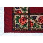 Art Nouveau plush tablecloth, Herman Sachs, Lodz, circa 1900.