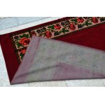 Art Nouveau plush tablecloth, Herman Sachs, Lodz, circa 1900.