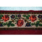 Art Nouveau plush tablecloth, Herman Sachs, Lodz, circa 1900.