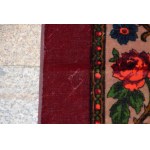 Art Nouveau plush tablecloth, Herman Sachs, Lodz, circa 1900.