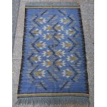 Kilim Art Deco, proj. Roman ORSZULSKI, Wanda Grott Kraków, wełniany, lata 30-te