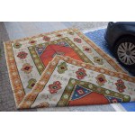 Large court kilim from the Eastern Borderlands, 19th century.
