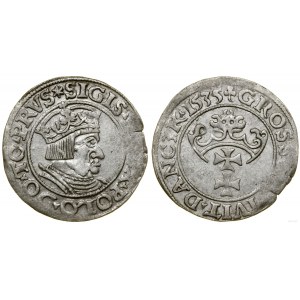 Poľsko, penny, 1535, Gdansk