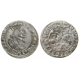 Poland, sixpence, 1663 AT, Kraków