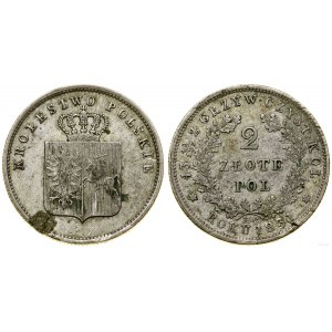 Poland, 2 zloty, 1831 KG, Warsaw