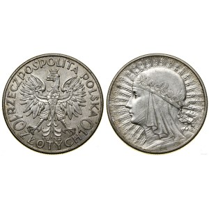 Poland, 10 gold, 1932, London