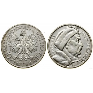 Poland, 10 zloty, 1933, Warsaw