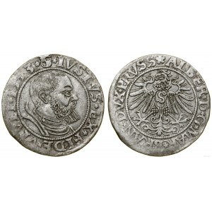 Prusy Książęce (1525-1657), grosz, 1533, Królewiec