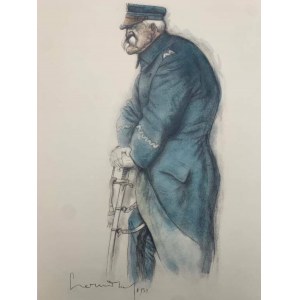 Marschall Piłsudski in 13 Karikaturen von Zdzisław Czemański, 1931