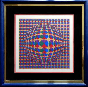 Victor Vasarely (1906-1997), Neptune 3 (Gold)