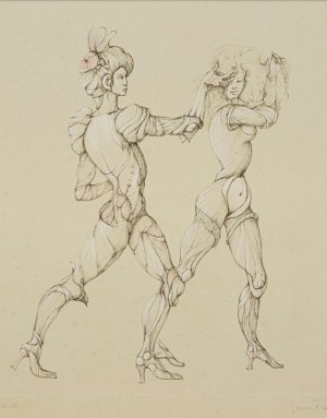 Leonor Fini (1907-1996), Tancerze, 1970