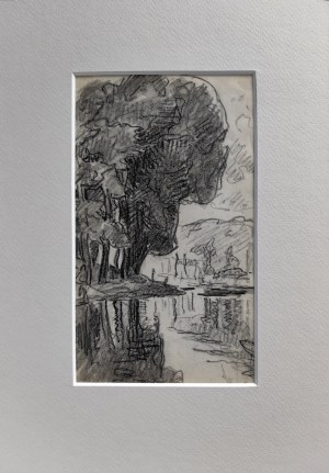 Jean Peske (1870-1949), Pejzaż z drzewami