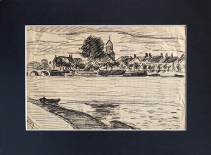 Jean Peske (1870-1949), Nad rzeką / postacie (praca dwustronna)