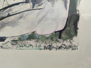 Pablo Picasso (1881-1973), Gracz na diaulosie i akt, ok 1975