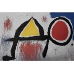 Joan Miro (1893-1983), A figure before the sun