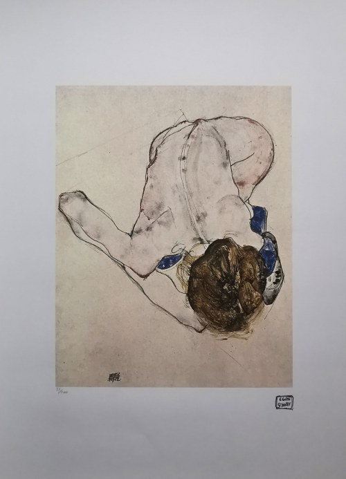 Egon Schiele (1890-1918), Akt plecy