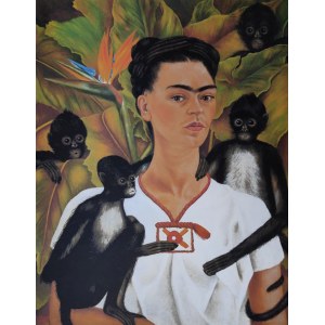 Frida Kahlo (1907-1954), Autoportret z małpami