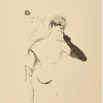 Henri de Toulouse-Lautrec (1864-1901), Columbine à Pierrot (Yvette Guilbert)