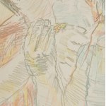 Oskar Kokoschka (1886-1980), Dwie dziewczynki z gołębiem, 1956