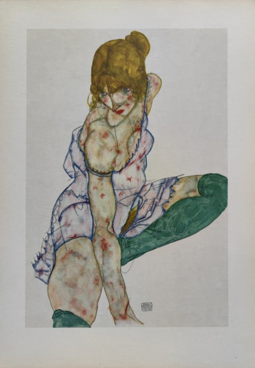 Egon Schiele (1890-1918), 24 grafiki, 1951