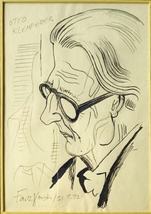 Jerzy Faczyński (1917-1994), Otto Klemperer, 1972