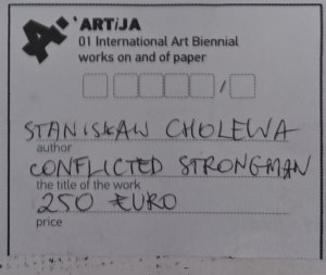 Stanisław Cholewa (ur. 1973), Skonfliktowany mocarz, 2017 (E/A)