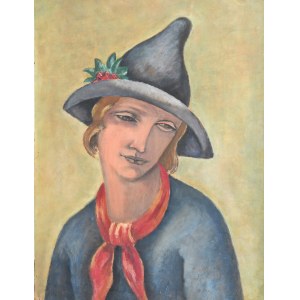 Eugeniusz Zak (1884-1926), Head of a woman, ca. 1925
