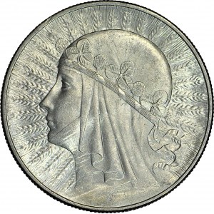 10 złotych 1932, Głowa, Warszawa, mennicza