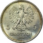 5 złotych 1930, Sztandar, menniczy, wspaniały
