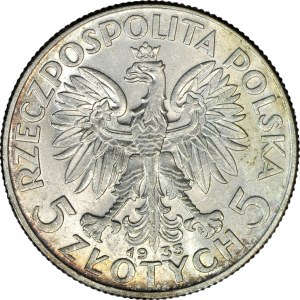 5 or 1933, Tête, frappé