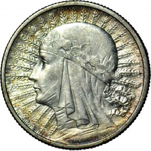 2 oro 1932, testa, coniato