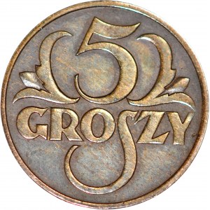 5 pennies 1930, beautiful, rare vintage