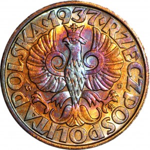 5 groszy 1937, mennicze