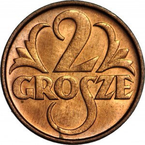 2 pennies 1933, mint red