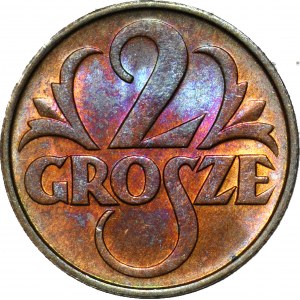 2 pennies 1936, neufs