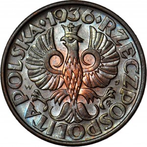 2 pennies 1936, neufs