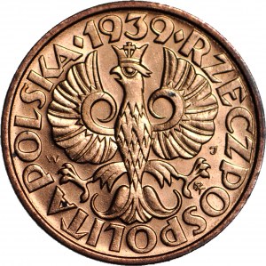 2 pennies 1938, mint red