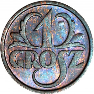 1 penny 1928, minted
