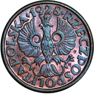 1 penny 1928, minted