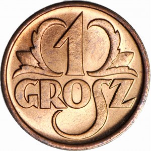 1 penny 1938, mint red