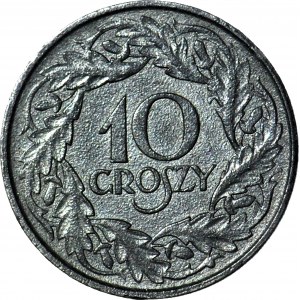 10 pennies 1923, Occupation, minted
